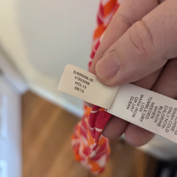 EUC Banana Republic Womens Small 4 Petite Geometric Pink orange Shirt Dress - Picture 7 of 9